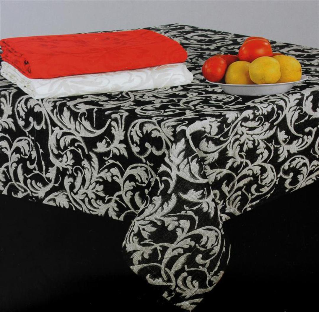 Scroll tablecloth black 140x180cm Code:T/C-SCR/180/BLK image 0